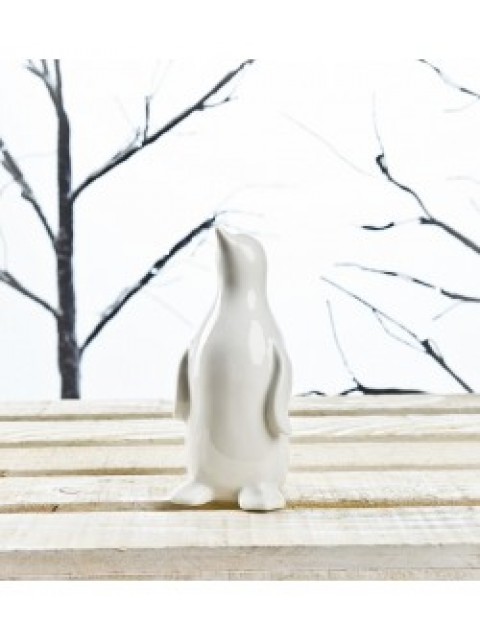 Porcelein Penguin 9 x 8 x 18cm